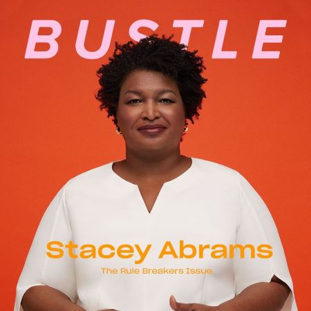 Stacey in front page of Bustle